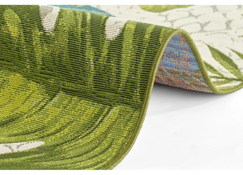 Zeleno-tyrkysový vonkajší koberec 180x120 cm Flair - Hanse Home