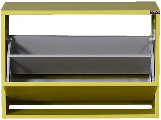 Botník (skrinka na topánky) Tosina 1 (zelená). Akcia -13%. Vlastná spoľahlivá doprava až k Vám domov. 1094534