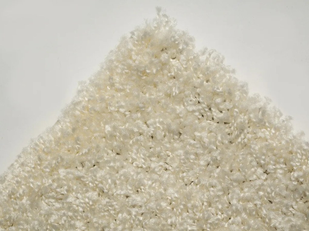 Mono Carpet, Kusový koberec Efor Shaggy 2137 Cream, 80x150, biela, obývacia izba