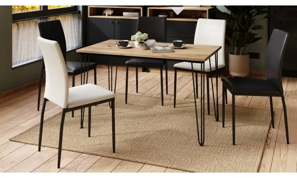 Jedálenský stôl HALIJA v dekore Dub Craft