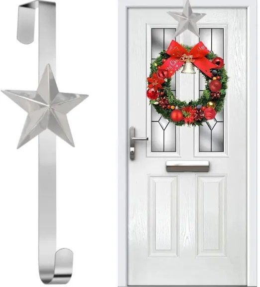 Vianočný háčik na dvere 301079 hviezda