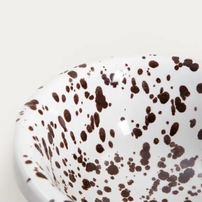 Miska WILORA biela / hnedá 766800