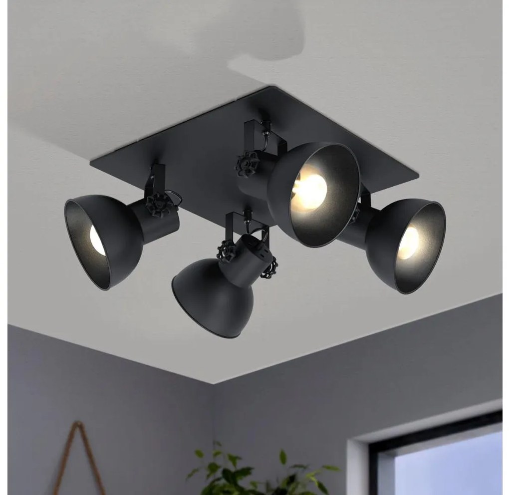 Eglo 43434 - Bodové svietidlo BARNSTAPLE 2 4xE27/40W/230V