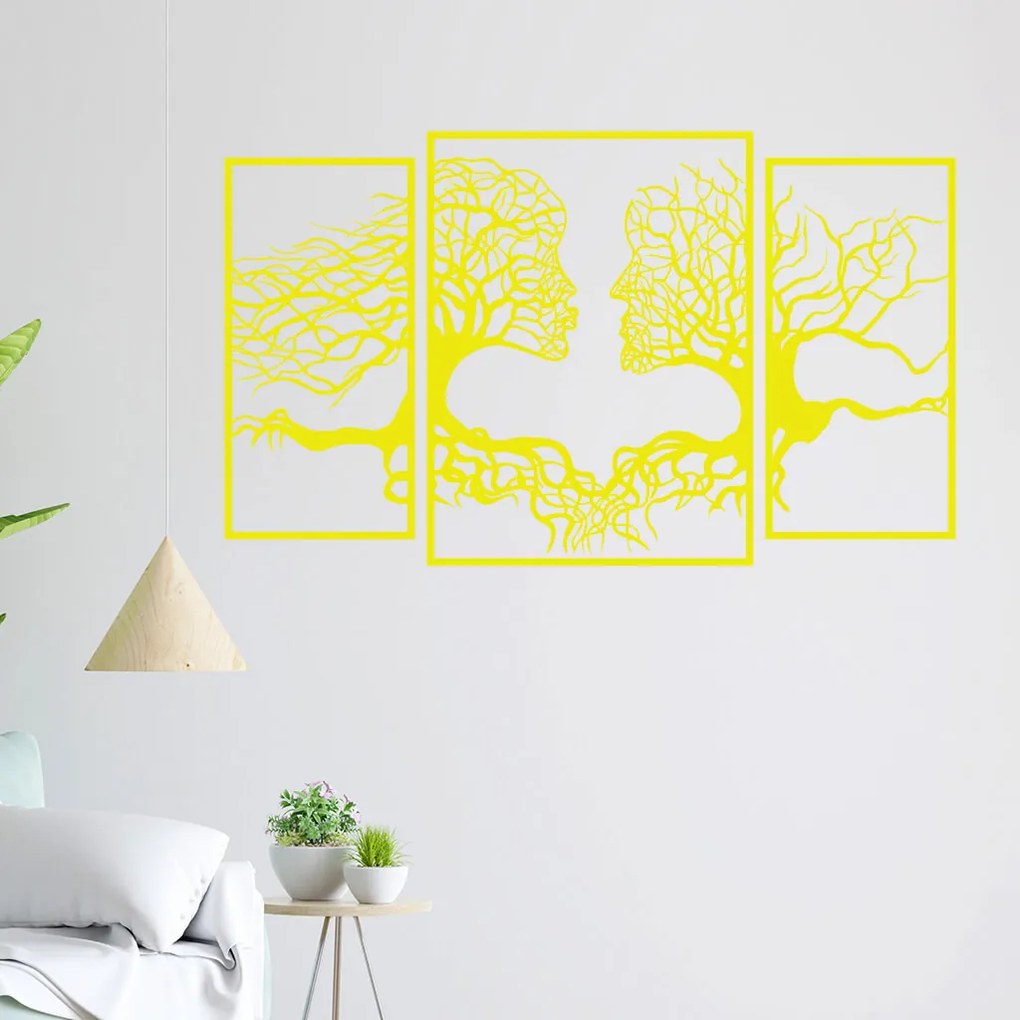 Veselá Stena Samolepka na stenu na stenu Duša lesa Farba: oranžová, Veľkosť: 80 X 48 cm