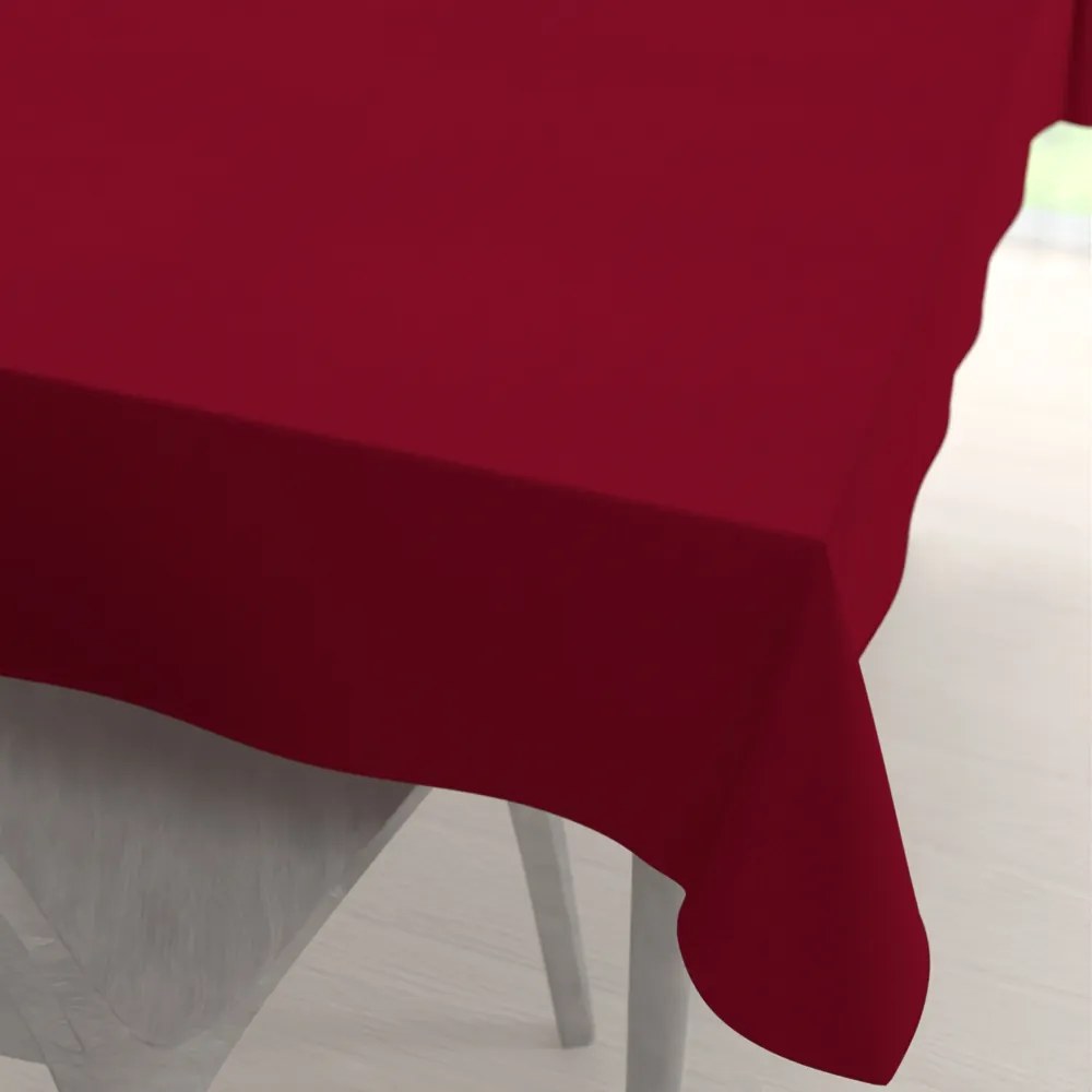 Biante Veľký dekoračný obdĺžnikový obrus BKU-106 Vínový 200x260 cm