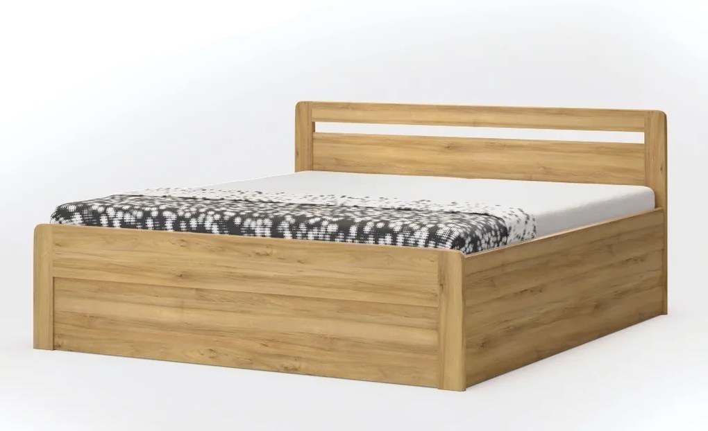BMB MARIKA KLASIK - kvalitná lamino posteľ s úložným priestorom 140 x 200 cm, lamino