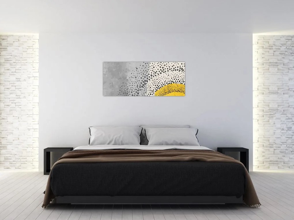 Obraz - Abstraktná maľba pláže N⁰3 (120x50 cm)