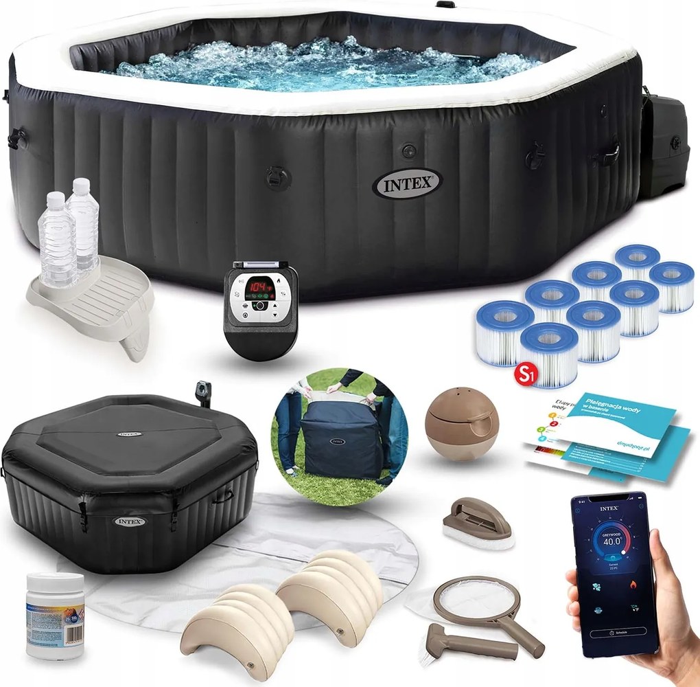 Nafukovacie vírivé Spa 4-miestna sada Intex 28458
