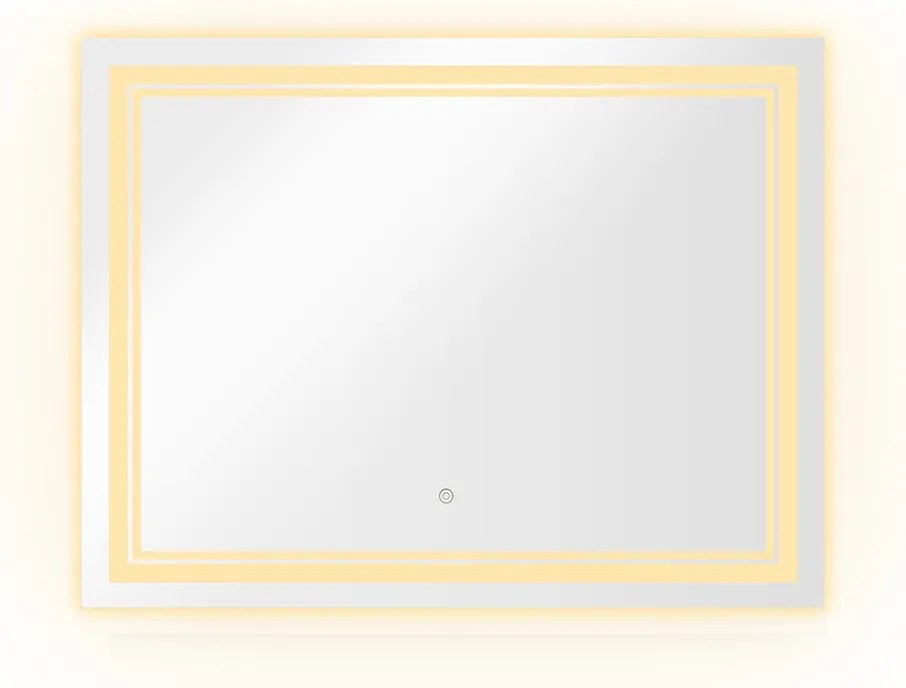 Noela Obdĺžnikové zrkadlo s LED podsvietením LUMIRO