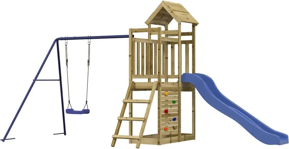 vidaXL Vonkajšia súprava na hranie impregnovaná borovica