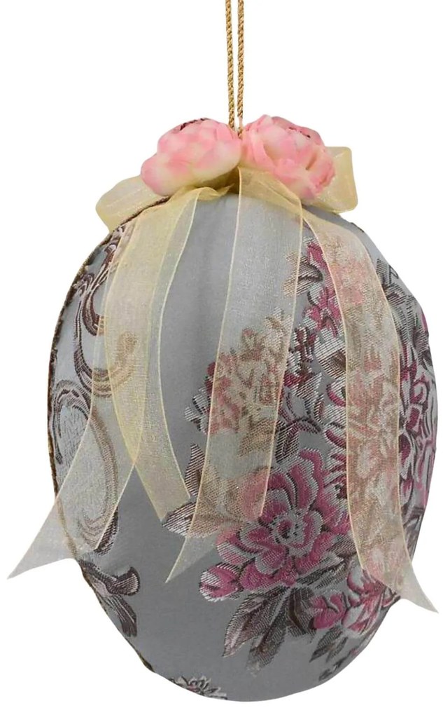 Luxusné veľkonočné vajíčko modré 21cm