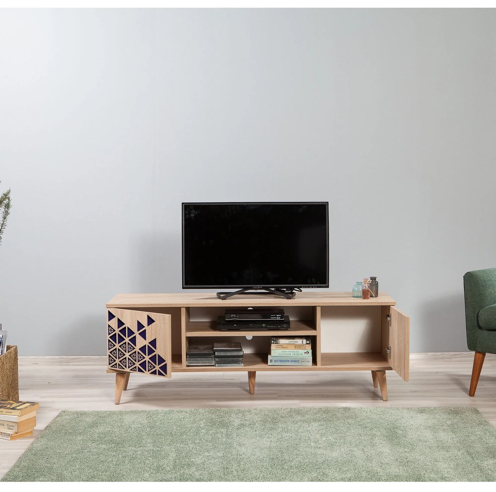 TV stolík/skrinka Thalia 123 (dub sonoma). Akcia -18%. Vlastná spoľahlivá doprava až k Vám domov. 1088367