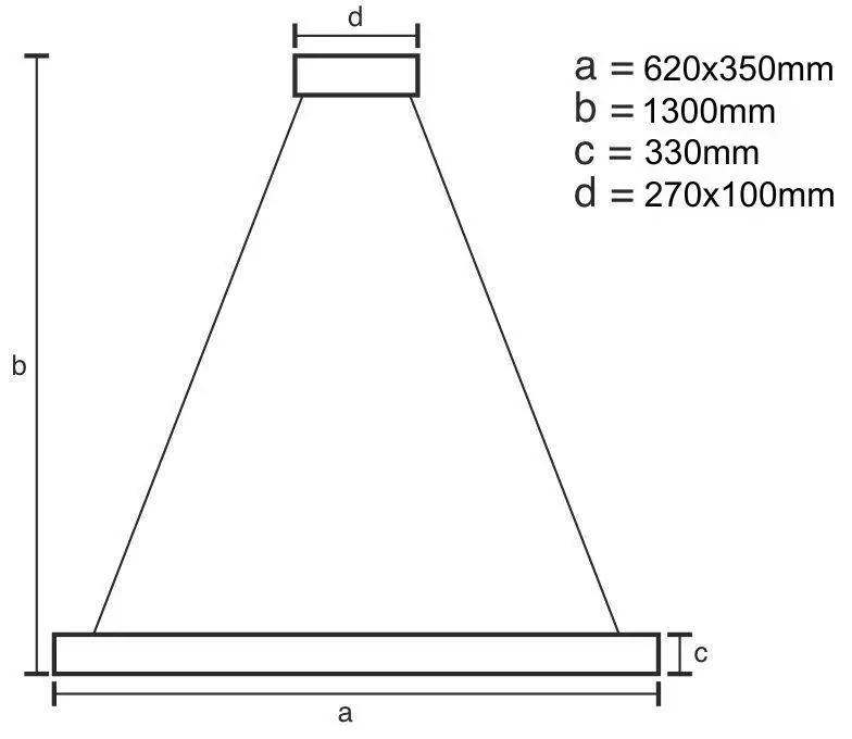 Moderné svietidlo NEDES LED svietidlo + diaľkový ovládač 70W J6315/C