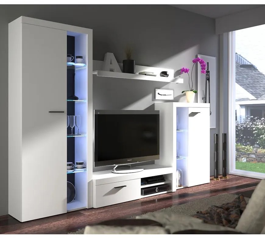 Obývacia stena Rumba biela