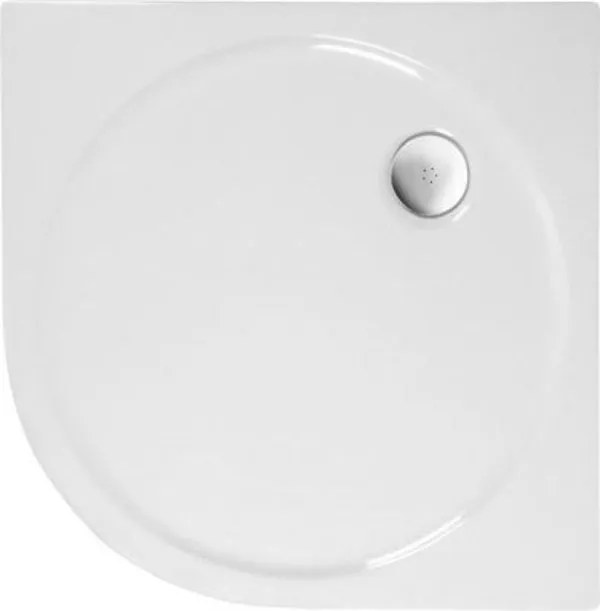 POLYSAN - SONATA sprchová sprchová vanička akrylátová, štvrťkruh 100x100cm, R500, biela (58411)