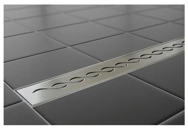 Sprchový podlahový žľab 50 cm - VLNA M5001