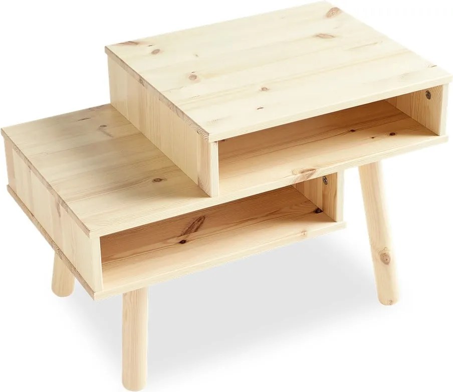 Konferenčný stolík z borovicového dreva v prírodnej farbe Karup Design Hako