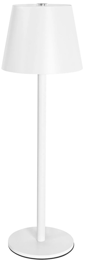 Toolight Toolight, dotyková LED nočná stolná lampa 5W, 3 farby svetla, USB napájanie, APP1370-T WHITE, biela, OSW-08634