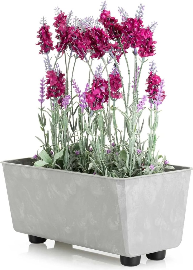 Truhlík s nožičkami Salvia 28,5x17 cm - výber z 8 prevedení