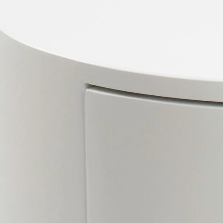 Nočný stolík Polo čierny/biely