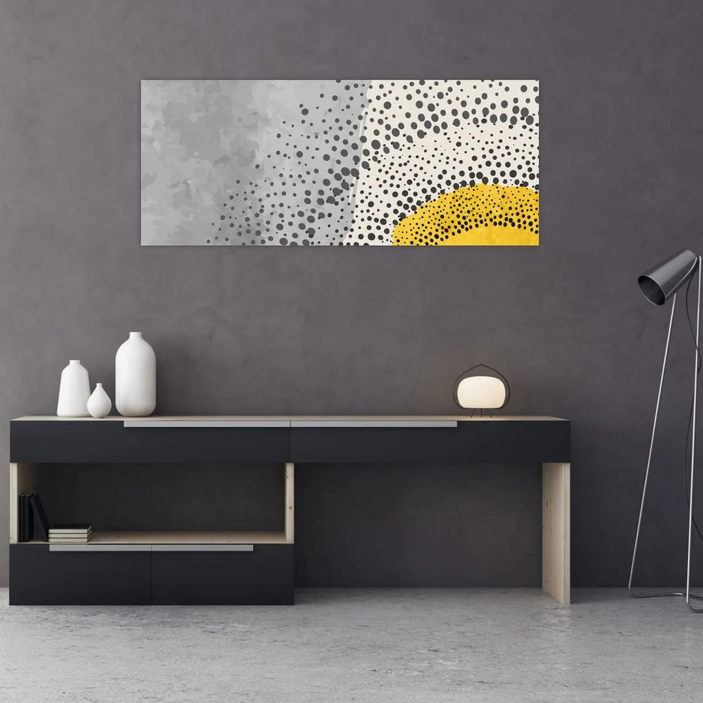 Obraz - Abstraktná maľba pláže N⁰3 (120x50 cm)
