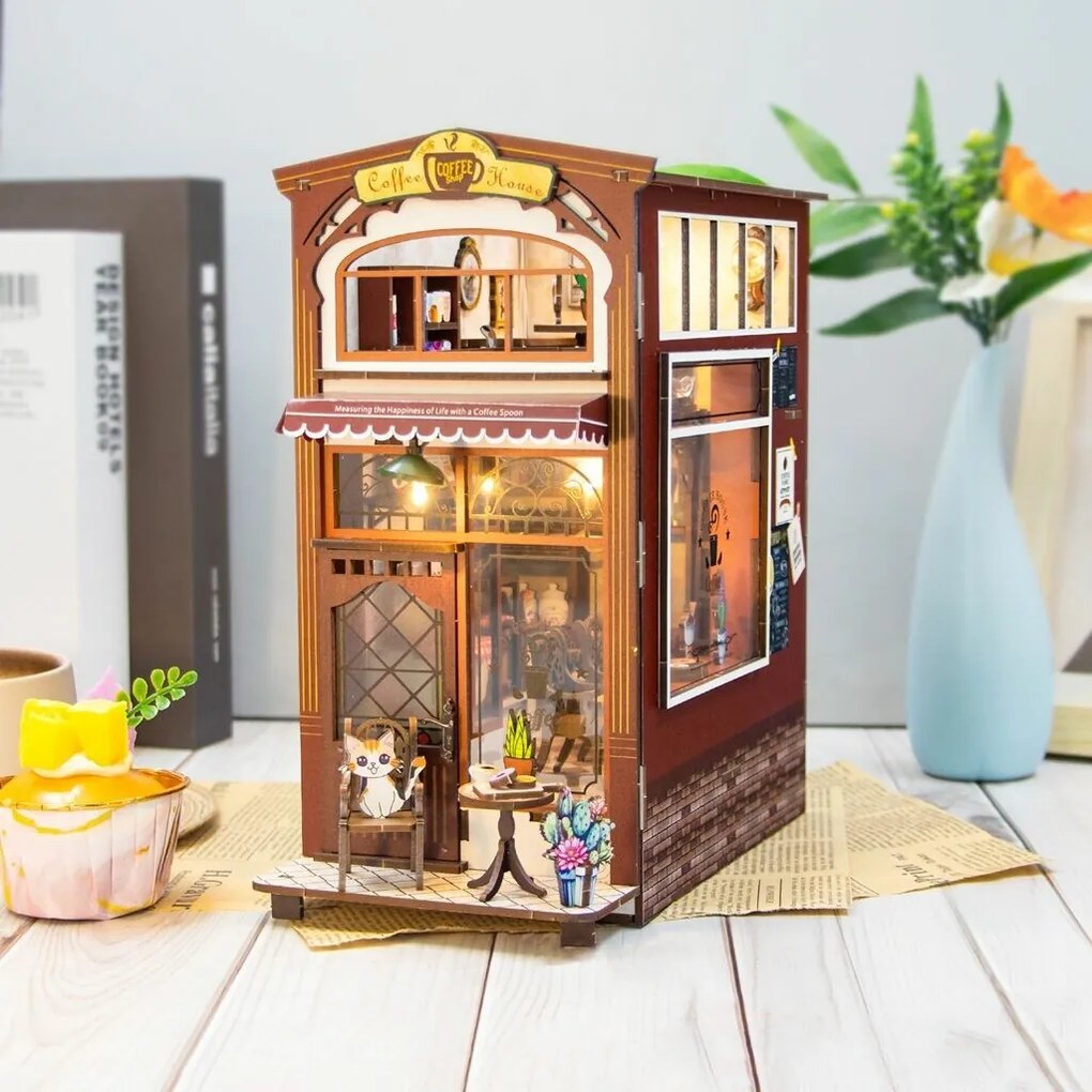 2Kids Toys 3D skladačka Knižná podpera Café