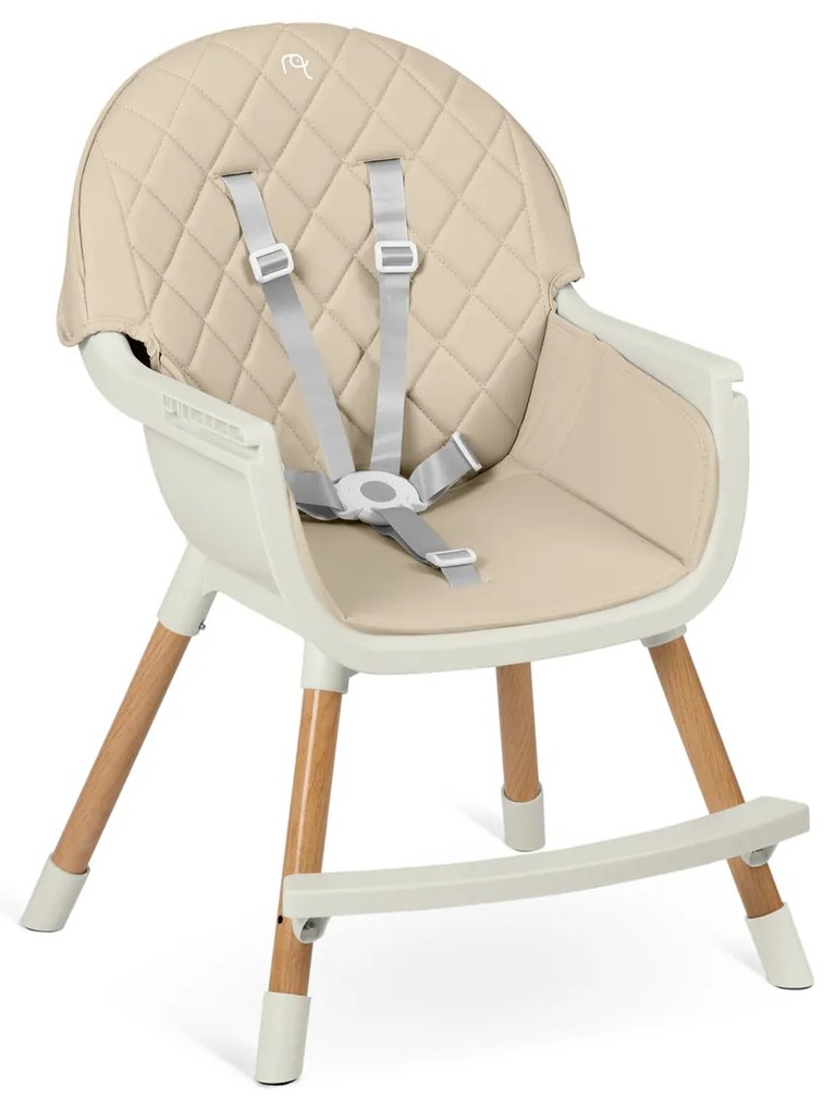 Stolička na kŕmenie Nukido Lilo, béžová 700703