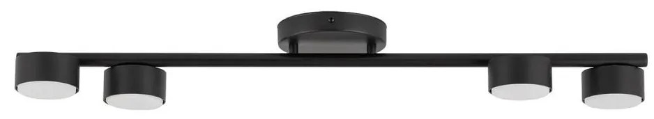 Bodové svietidlo PUNTO 4xGX53/12W/230V čierna