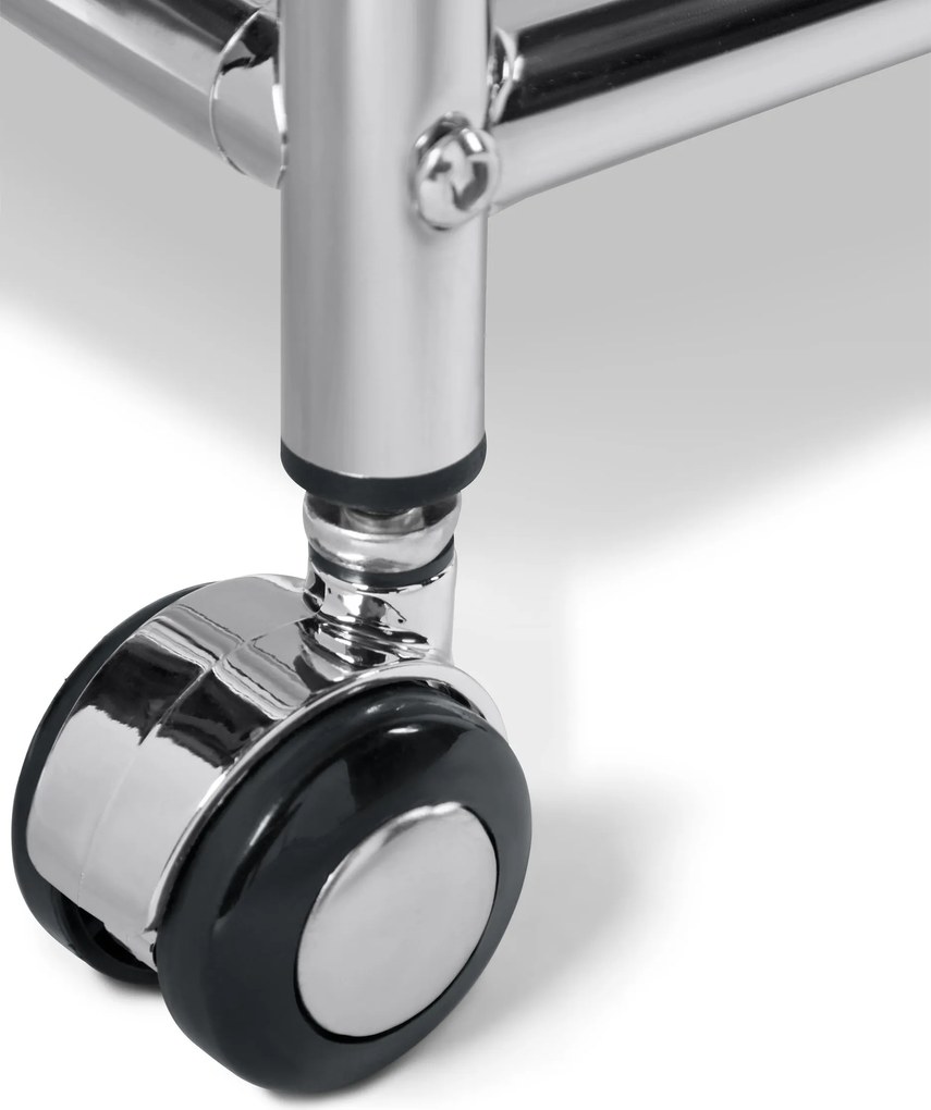 Kovový nočný stolík so zásuvkou »CN3«, biely