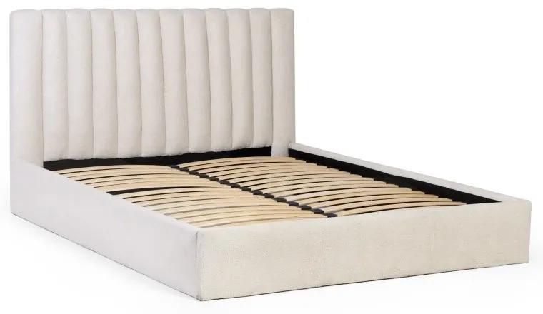 Hector Čalouněná postel Vertical 160x200 cm světle béžová