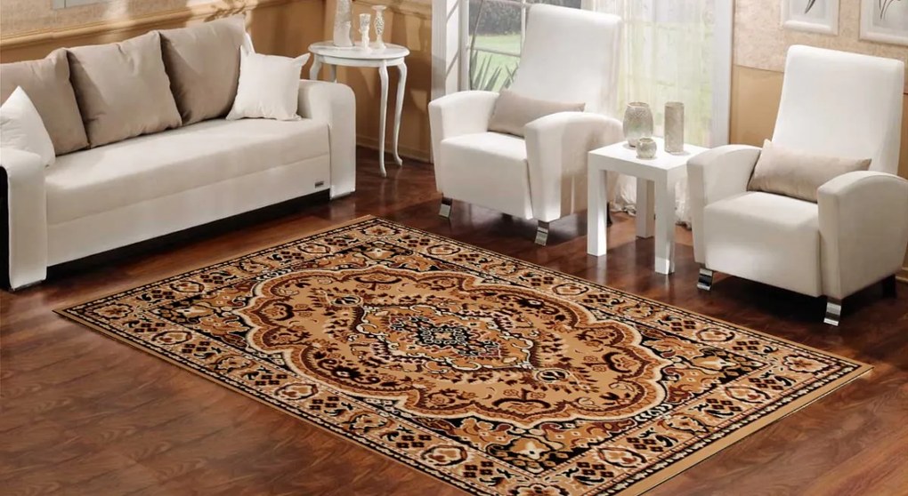 TA Koberec E951A TMAVOBÉŽOVÝ ATLAS PP Rozmer: 180x250 cm