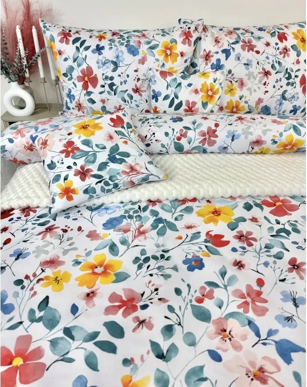 INTERMEDIC SK Kvietok – bavlnené obliečky 140x200/70x90 cm, 100% bavlna, zips