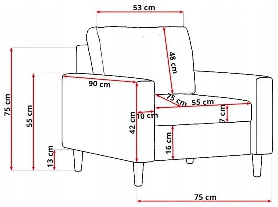 Pohodlné kreslo sivej farby