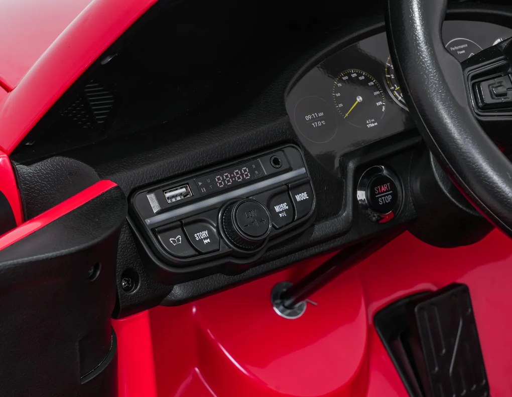 Ramiz Porsche 911 GT3 STRONG vozidlo Červená