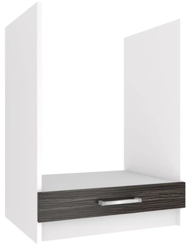 Kuchynská skrinka Belini spodná pre vstavanú rúru 60 cm eben kráľovský bez pracovnej dosky  TOR SDP60/0/WT/HK/0/P