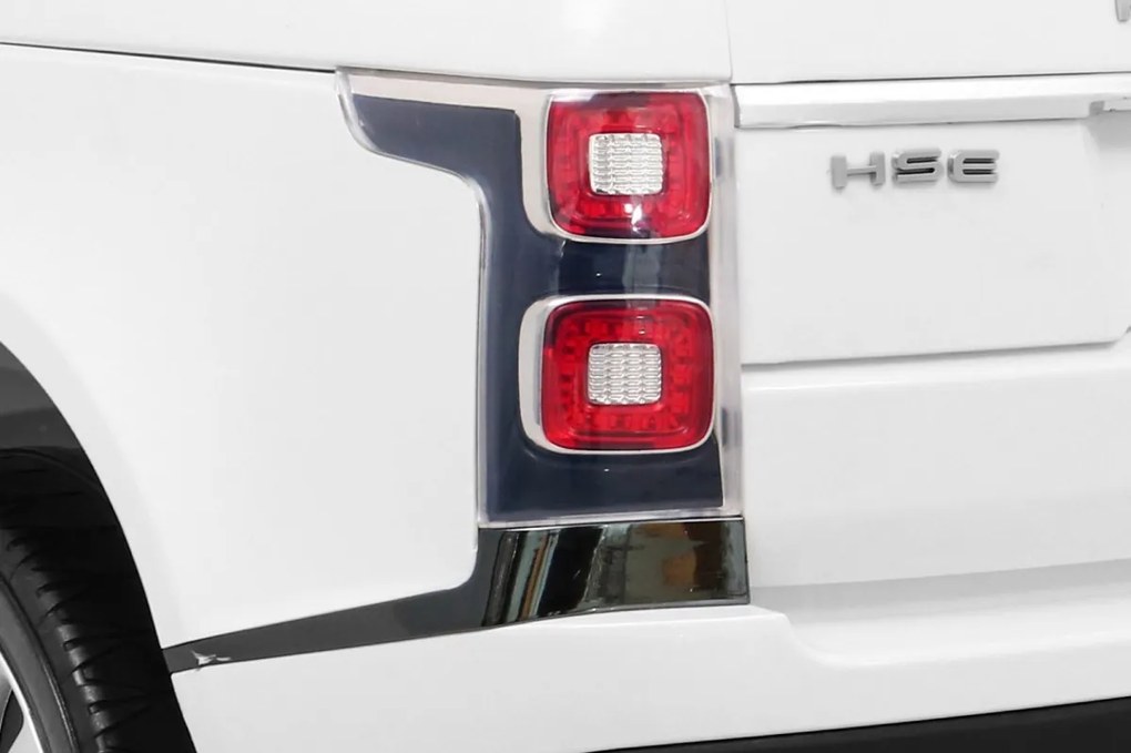 Ramiz Range Rover HSE 2-miestne detské auto Biele SUV + Pilot