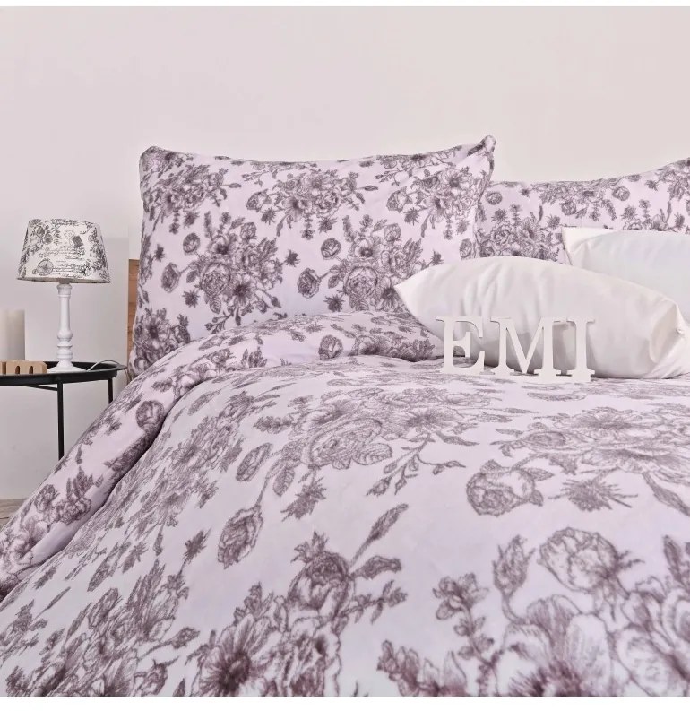 Obliečky z mikroplyšu Renna EMI, Štandardný set jednolôžko obsahuje 1x 140x200 + 1x 70x90