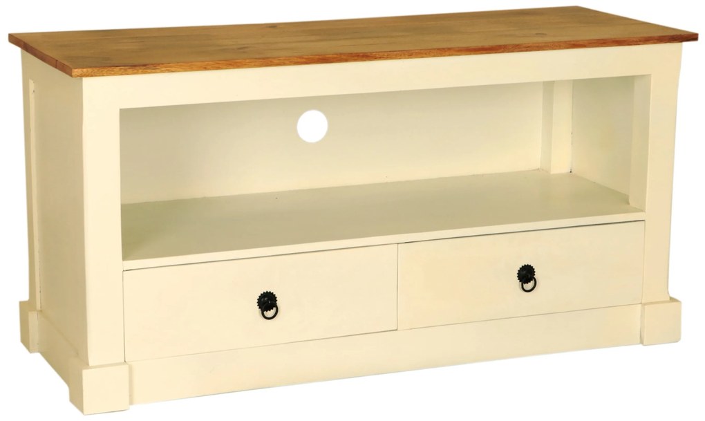 furniture-nabytek.cz - Drevený tv stolík z masívu mango 120x60x45