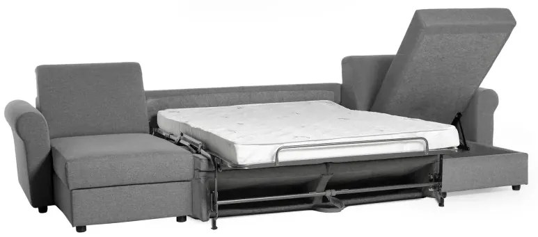 Sedacia súprava na každodenné spanie SAVONA U - rozkladacia, tm. modrá (penelope 27), 140