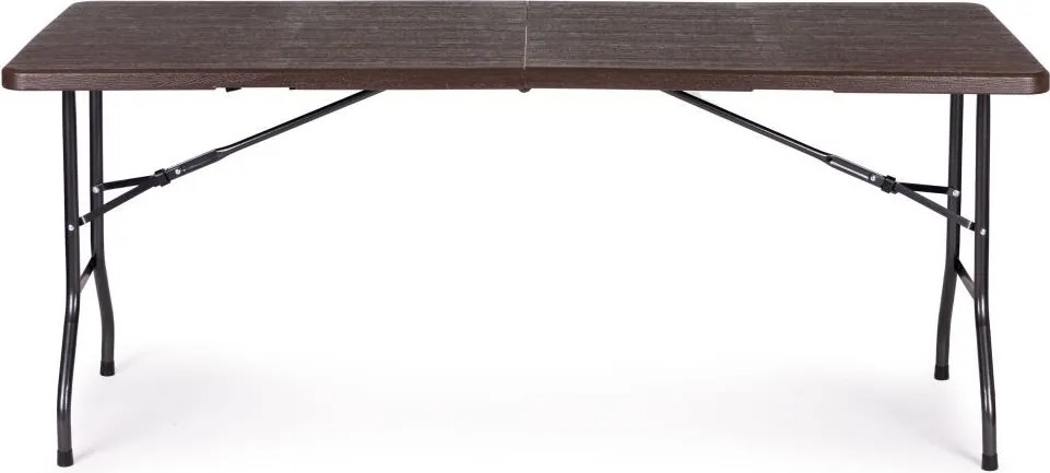 Cateringový, banketový stôl 180 cm skladací hnedý