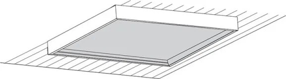 Kovový rám pre inštaláciu LED panelov 600x600mm