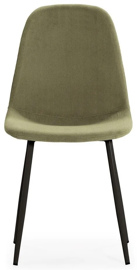 Zelené čalúnené jedálenské stoličky v súprave 4 ks Minka – Marckeric