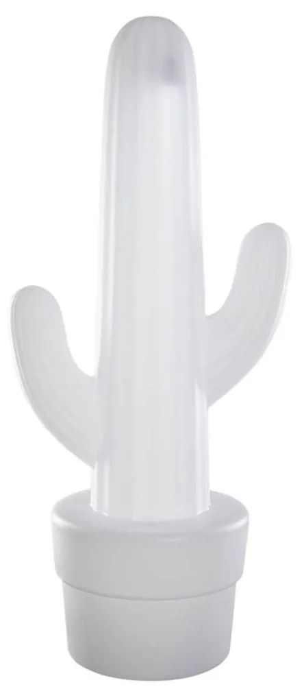Vonkajšia stojaca lampa biela vrátane LED IP65 - Kaktus