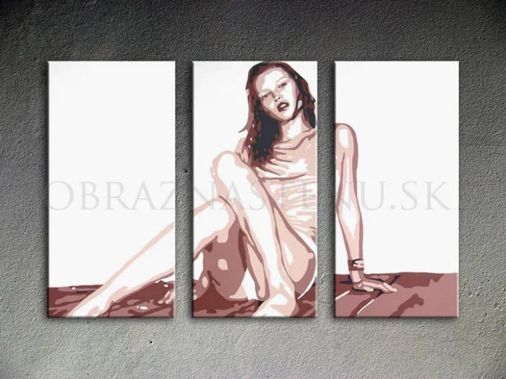 Ručne maľovaný POP Art obraz Kate Moss | rôzne rozmery