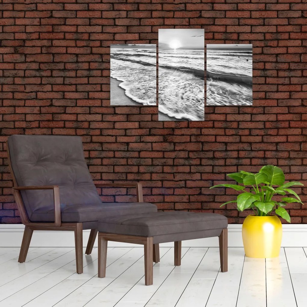 Obraz - Západ slnka pri mori (90x60 cm)