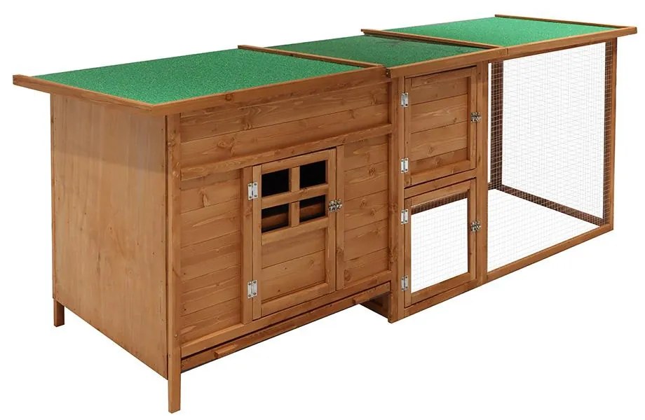 Kurník Avenberg IRIS 215 x 65 x 80 cm hnedý