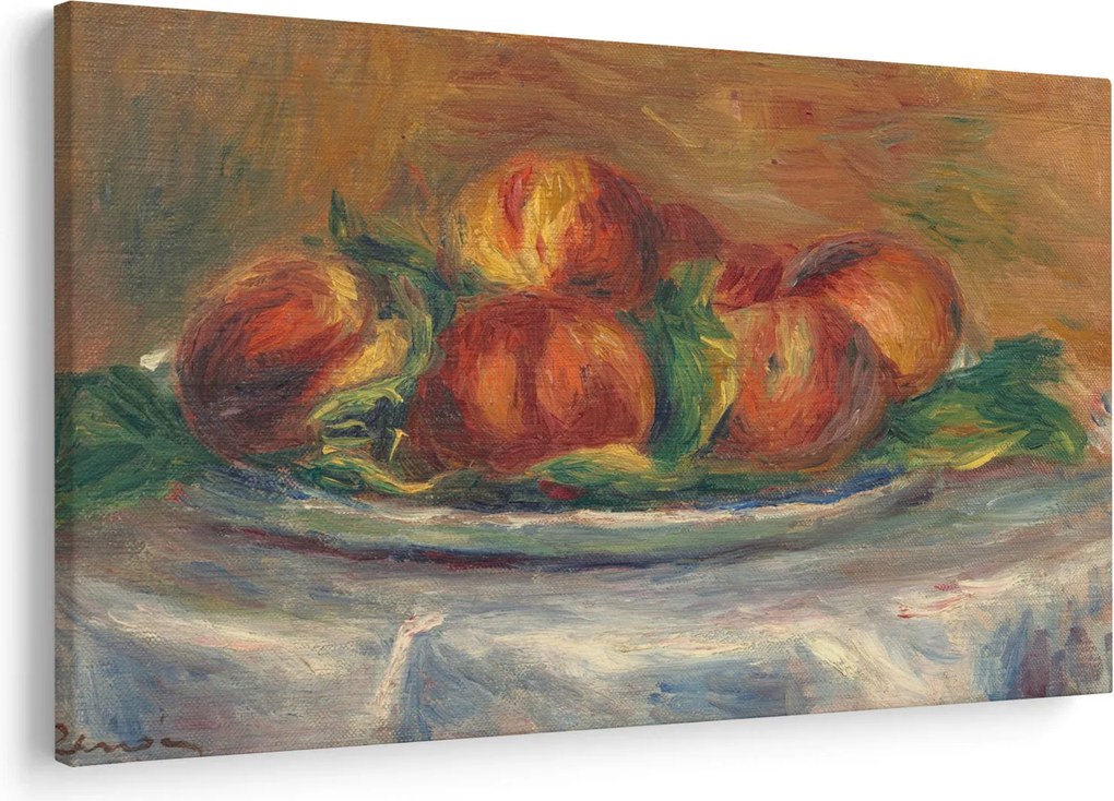 Obraz - Auguste Renoir, Peaches on a Plate, reprodukcia (90x60 cm)