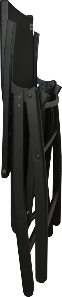 Doppler EXPERT ANTRACIT, 4 polohovacie a 2 stohovateľné kreslá, 4+2+1