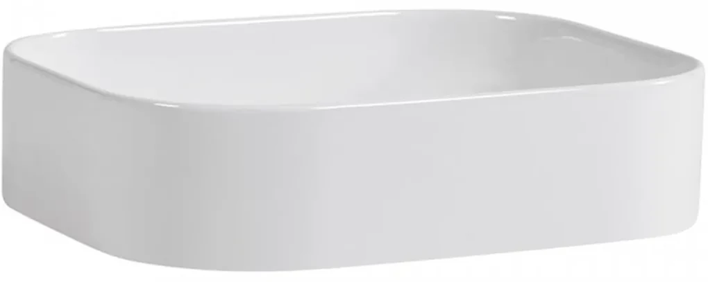 Cerano Matteo, keramické umývadlo na dosku 450x380x110 mm, biela lesklá, CER-CER-428386