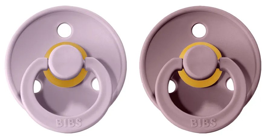 BIBS Colour cumlíky, kaučuk 2ks - veľkosť 1 - Dusky Lilac heather